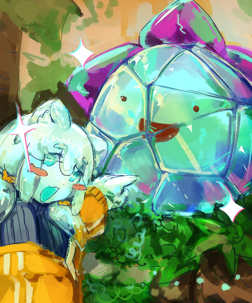 drawing of a tiger furry