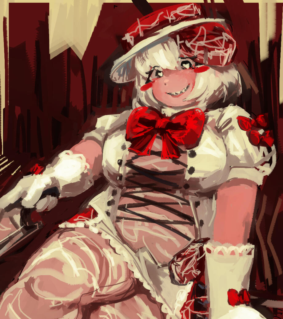 drawing of a girl with wings for arms